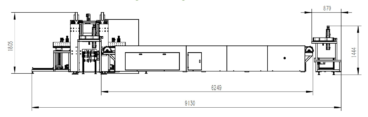 Схема план оборудования для изготовления заготовок столовых приборов из бумаги ONL-350-2