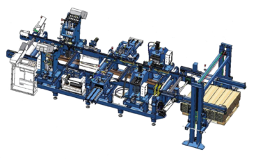 Автоматическая линия по изготовлению паллетных бортов SF406